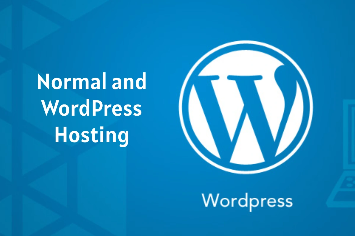 normal and wordpress hosting