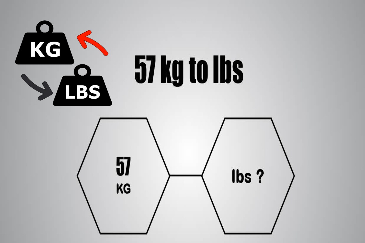 57 kg to lbs