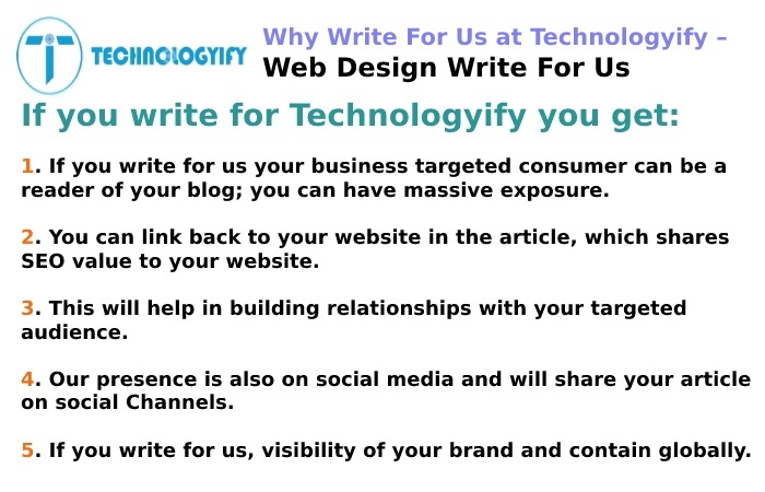 Why Write For Us at Technologyify