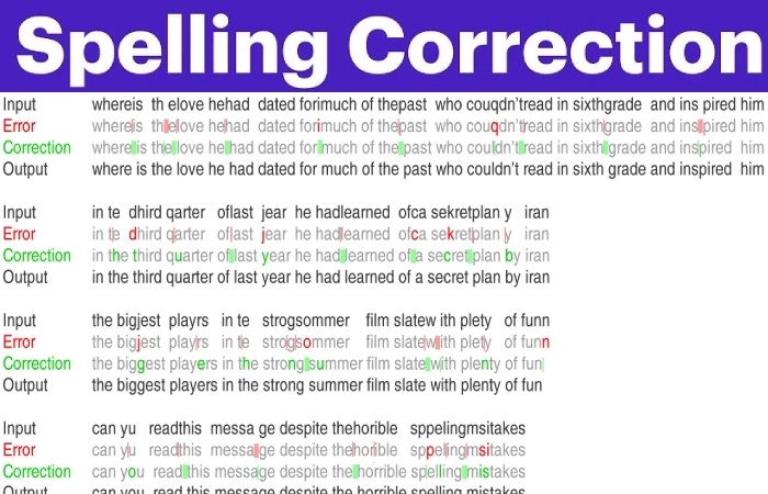 Spelling Correction