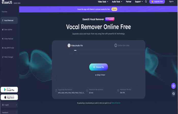 easeus online vocal remover