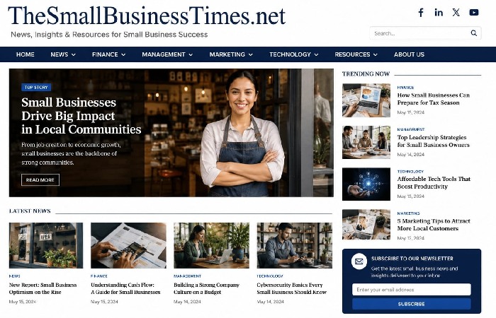 What is TheSmallbusinesTimes.net?