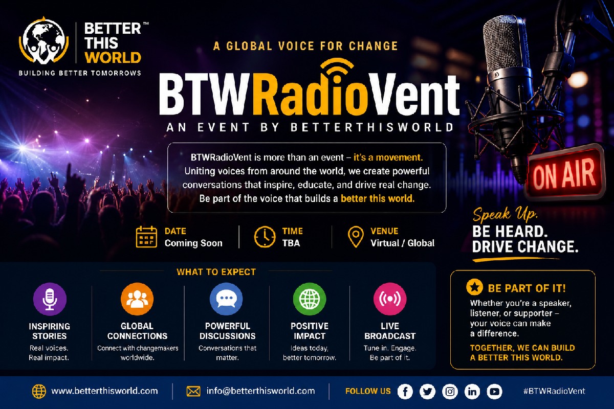 BTWRadioVent Event by BetterThisWorld