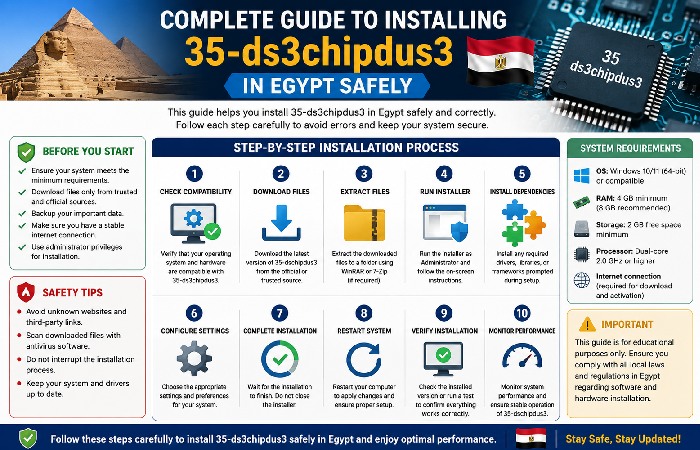 Complete Guide to Installing 35-ds3chipdus3 in Egypt Safely