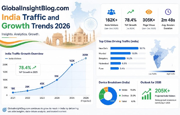 GlobeInsightBlog.com India Traffic