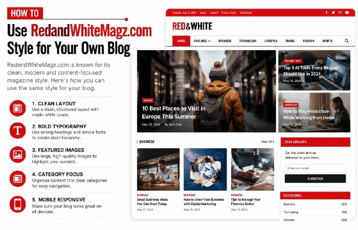 How to Use Redandwhitemagz.com Style for Your Own Blog