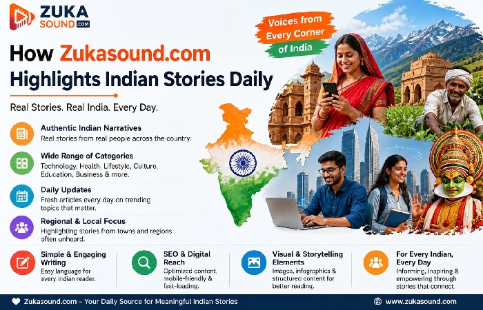 How Zukasound.com Highlights Indian Stories Daily?