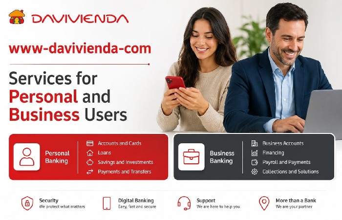 www-davivienda-com Services for Personal and Business Users