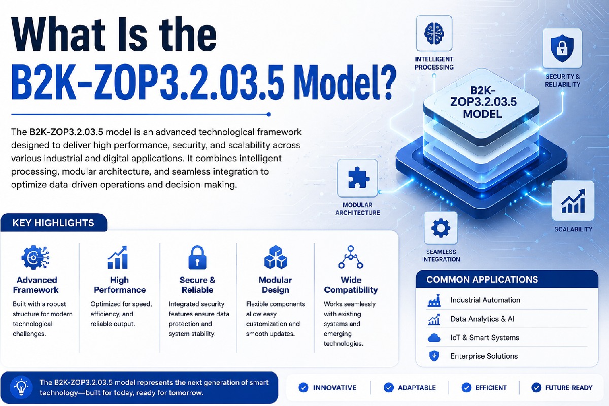 What Is the B2K-ZOP3.2.03.5 Model?