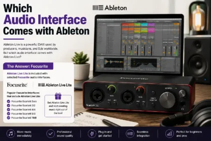 which audio interface comes with ableton