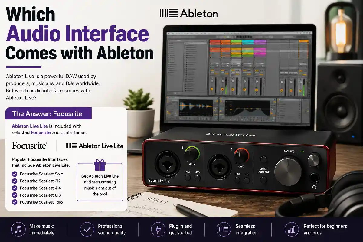 which audio interface comes with ableton